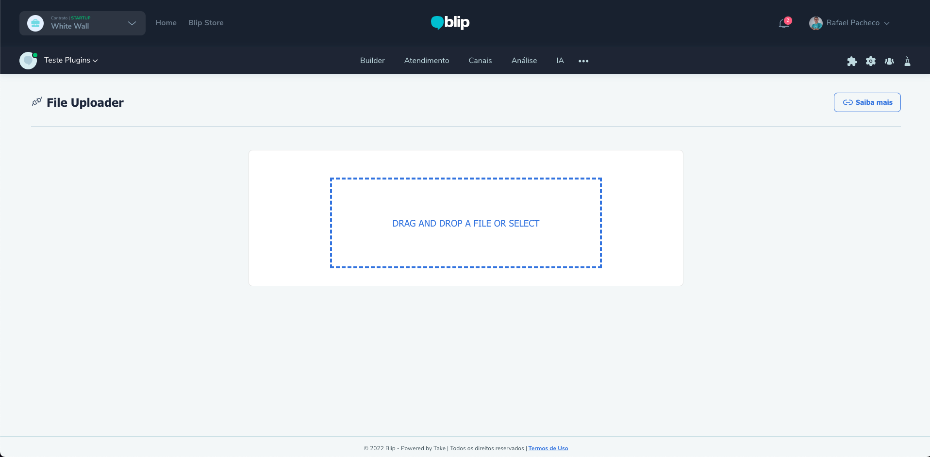 Captura de tela de File Uploader 1